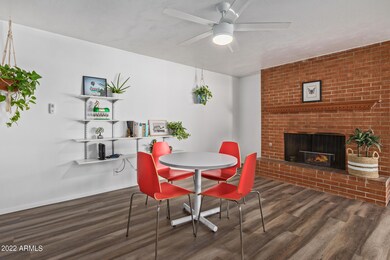 Brick Fireplace w/ Gas