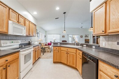 Kitchen view of living room