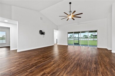 Large Living Room Area from Kitchen Bar area