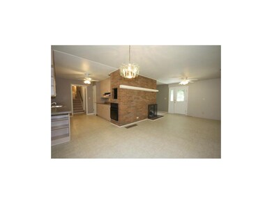 Dining room looking into kitchen
