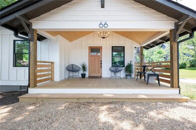 Large Open Front Porch with Clean Modern Lines