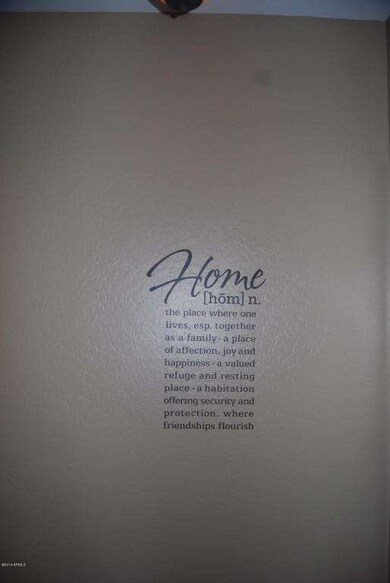 As you enter front door