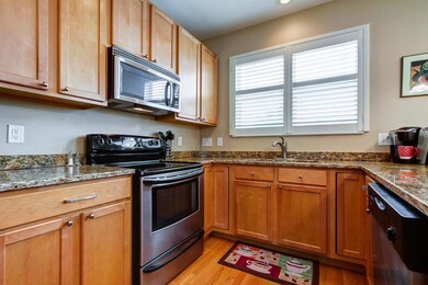 Upper Green kitchen showing floor