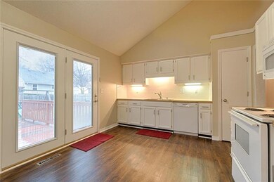 Butcher block counters with under cabinet lighting