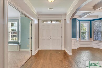 inside of house dining room to right office to the