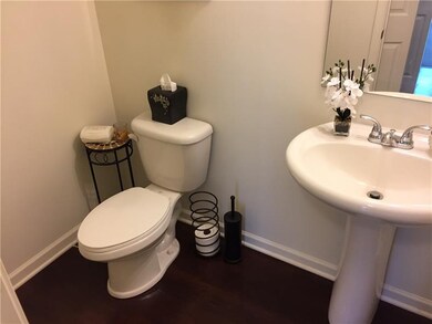 Half bath located on main level.