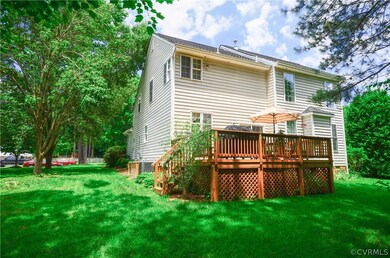 Back of Home View with Deck