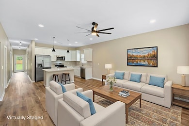 Open Living/Kitchen Area