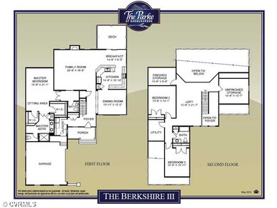 Other - Floor plan for Berkshire III plan in Parke