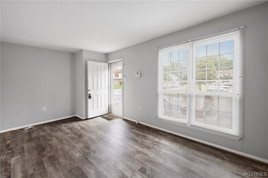 LVP flooring in dining area