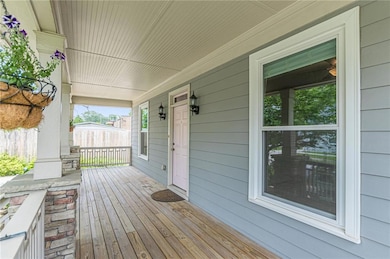 View of wooden porch