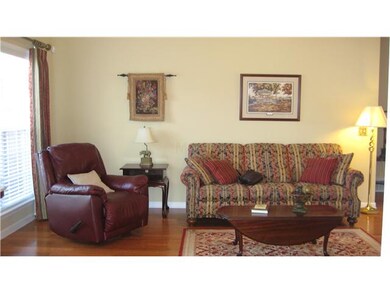 Den - very open floorplan.  Fireplace is in the co