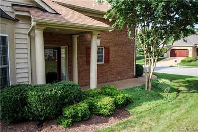 Lush landscaping