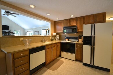 Updated kitchen with Corian countertops