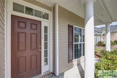 Welcoming front porch