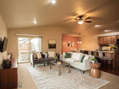 Vaulted Ceiling opens up the main floor living roo
