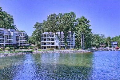 Lake side photo of Building 1 from the water - bui