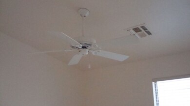 Ceiling fans in all rooms