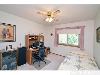 The 2nd bedroom is light and bright and features a