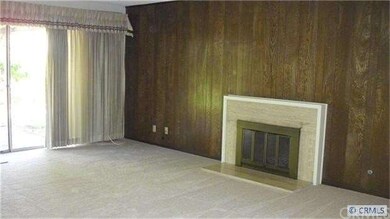 cozy fireplace in the living room