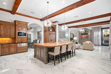 Gourmet Kitchen overlooks the spacious family room