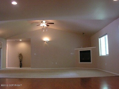Living room, hall & fireplace