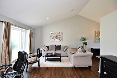 Formal Living Room with Fresh Paint, Refinished Ha