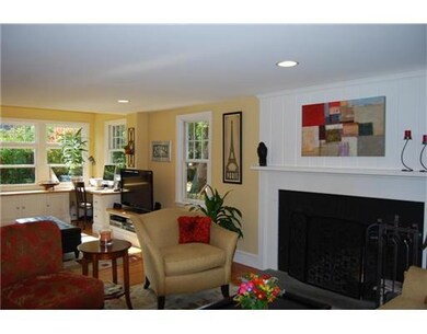 Living Room. Living room into new addition . With