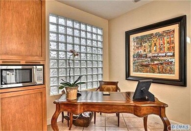 Office off kitchen
