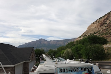 View of mountain background