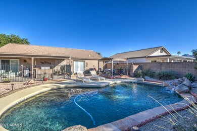 Pool and rear exterior
