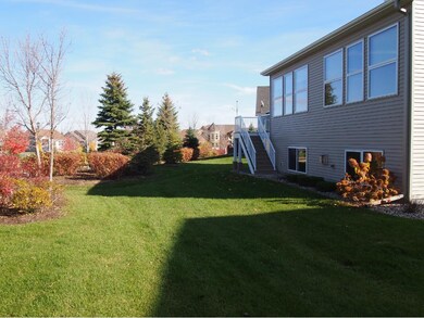 Stairs from Deck, add your own patio