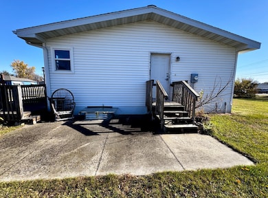 Patio off side entrance