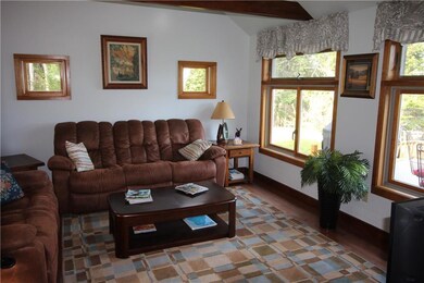 Comfortable living room with views...