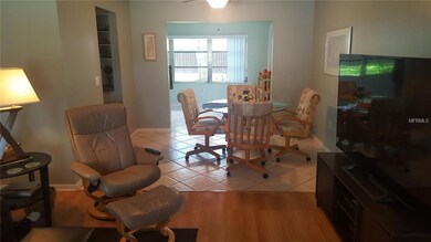 View from living area into dining and back florida