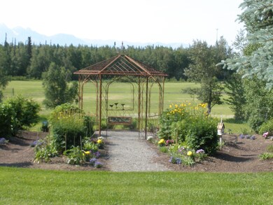amazing yard with field in background