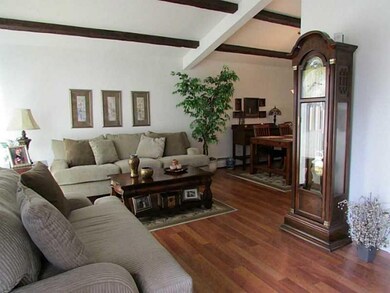 Living Room. Neutral paint, gleaming floors and be