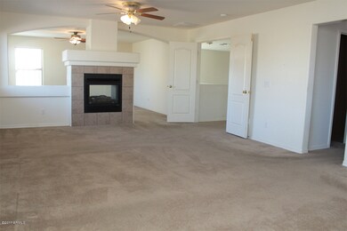 Master suite with gas fireplace