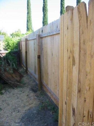 The new back fence.