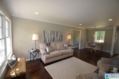 Living and Dining Room, newly refinished hardwood 