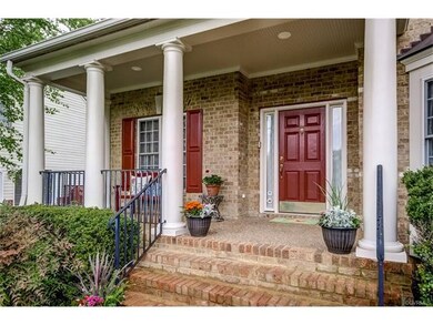 Relaxing and inviting front porch
