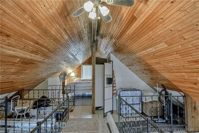 There's even a nice loft area that holds on of the