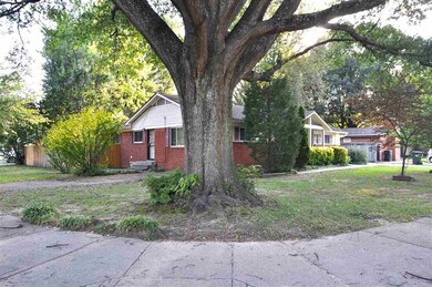 This lovely home is situated on a large corner lot