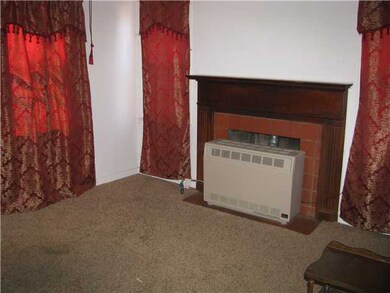 gas heater in front of fire place