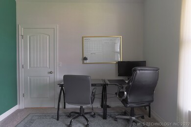 Bedroom used as an office!