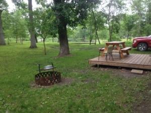 Set up for campers