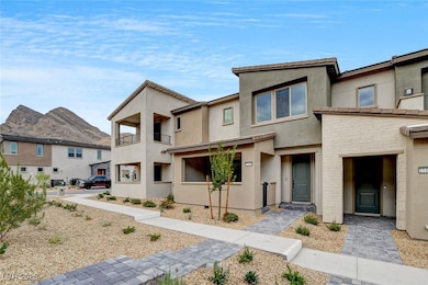 Modern home with stucco siding and a residential view