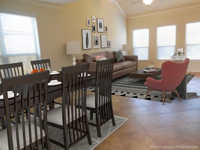 Dining/living combination. Great layout for family gatherings.
