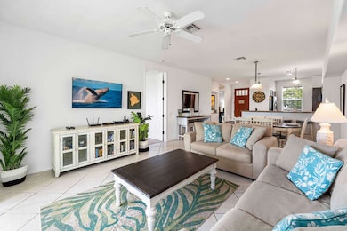 Relax in the spacious living area.