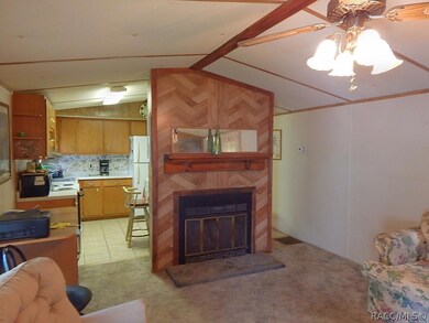 living room w/fireplace